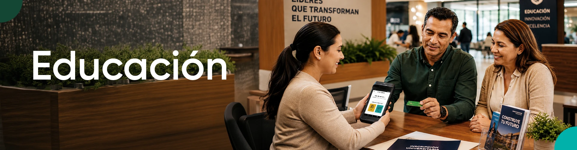 Cliente realizando un pago digital en comercio aliado con CCO Credibanco.