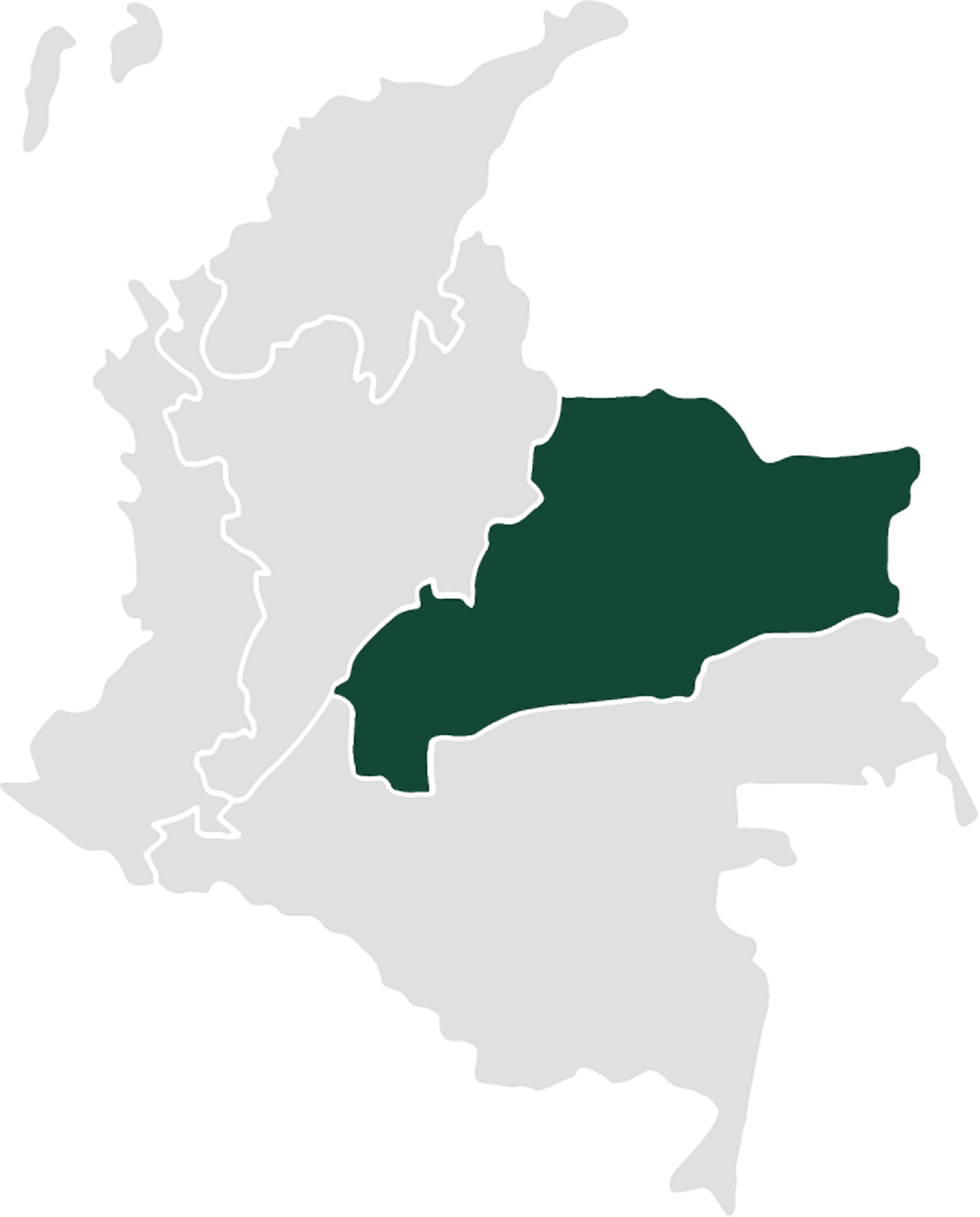 mapa regional zona norte