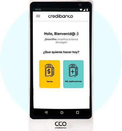 Imagen que representa un dátafono de Credibanco.